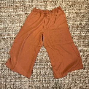 LOFT WIDE LEG WOMENS CROPPED PANT SMALL PETITE